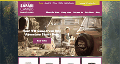 Desktop Screenshot of newforestsafari.com